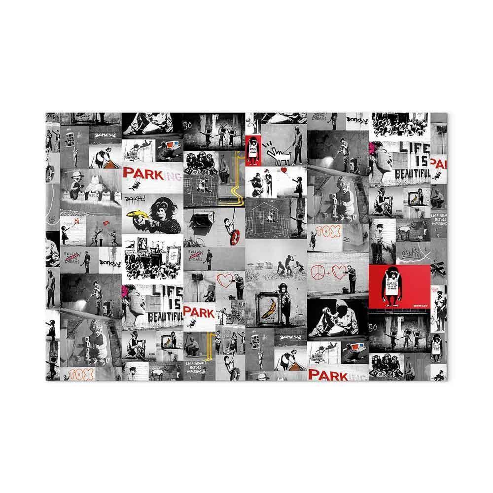 Leinwandbild - Street Art: Banksy