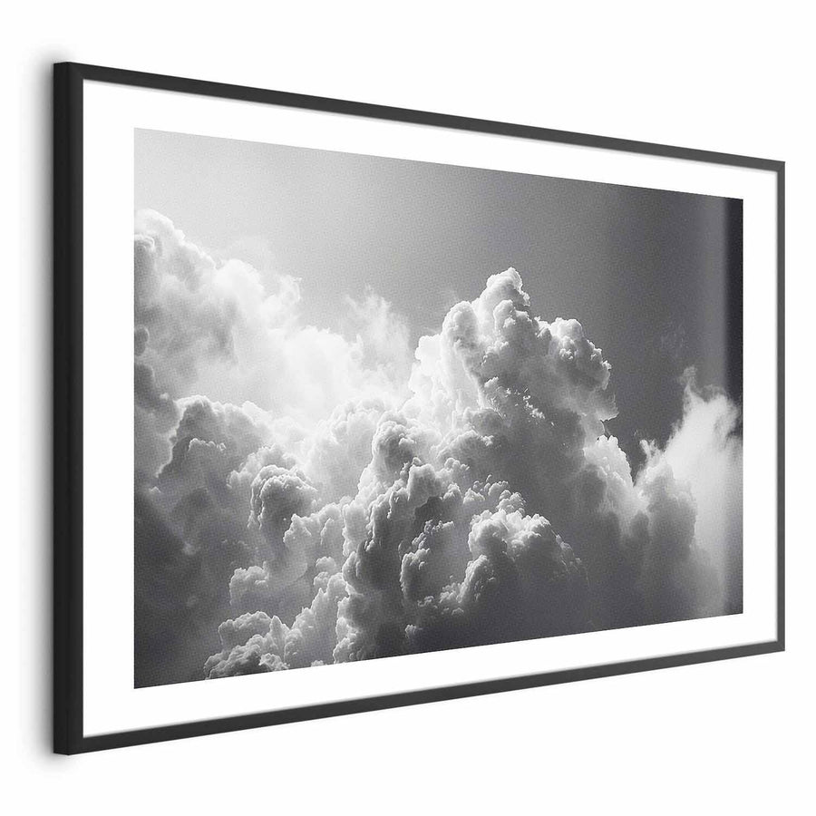Poster - Extraordinary Phenomenon: The Sun Illuminating Dark Clouds Artgeist
