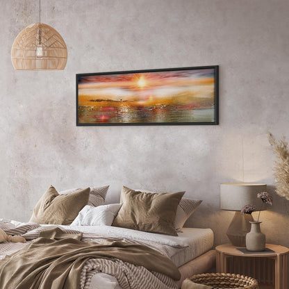 Leinwandbild - Orange Sea