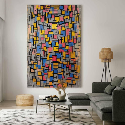 Wandbild XXL - Piet Mondrian – Composition