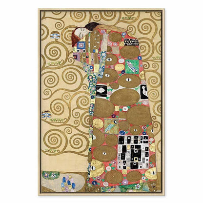Leinwandbild - Gustav Klimt – The Fulfillment