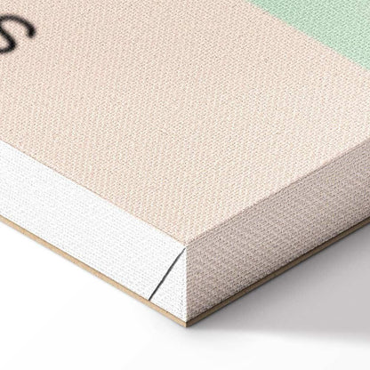 Leinwandbild - Cherry Breeze - Pastel Gradient in Delicate Retro Colors