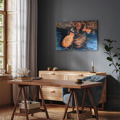 Leinwandbild - Vincent van Gogh – A Pair of Shoes