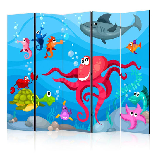 Paravent - Octopus and shark II Artgeist
