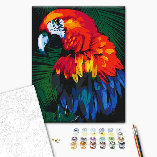 Malen nach Zahlen - Parrot