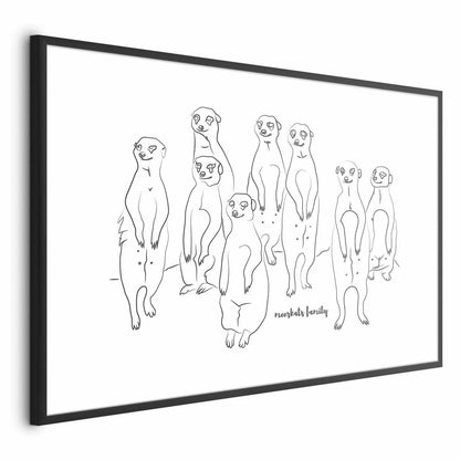 Poster - Meerkat Family