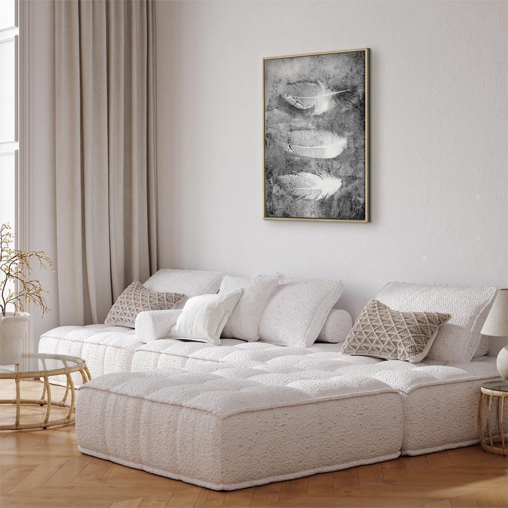 Leinwandbild - Fleeting Mystery (1 Part) Vertical