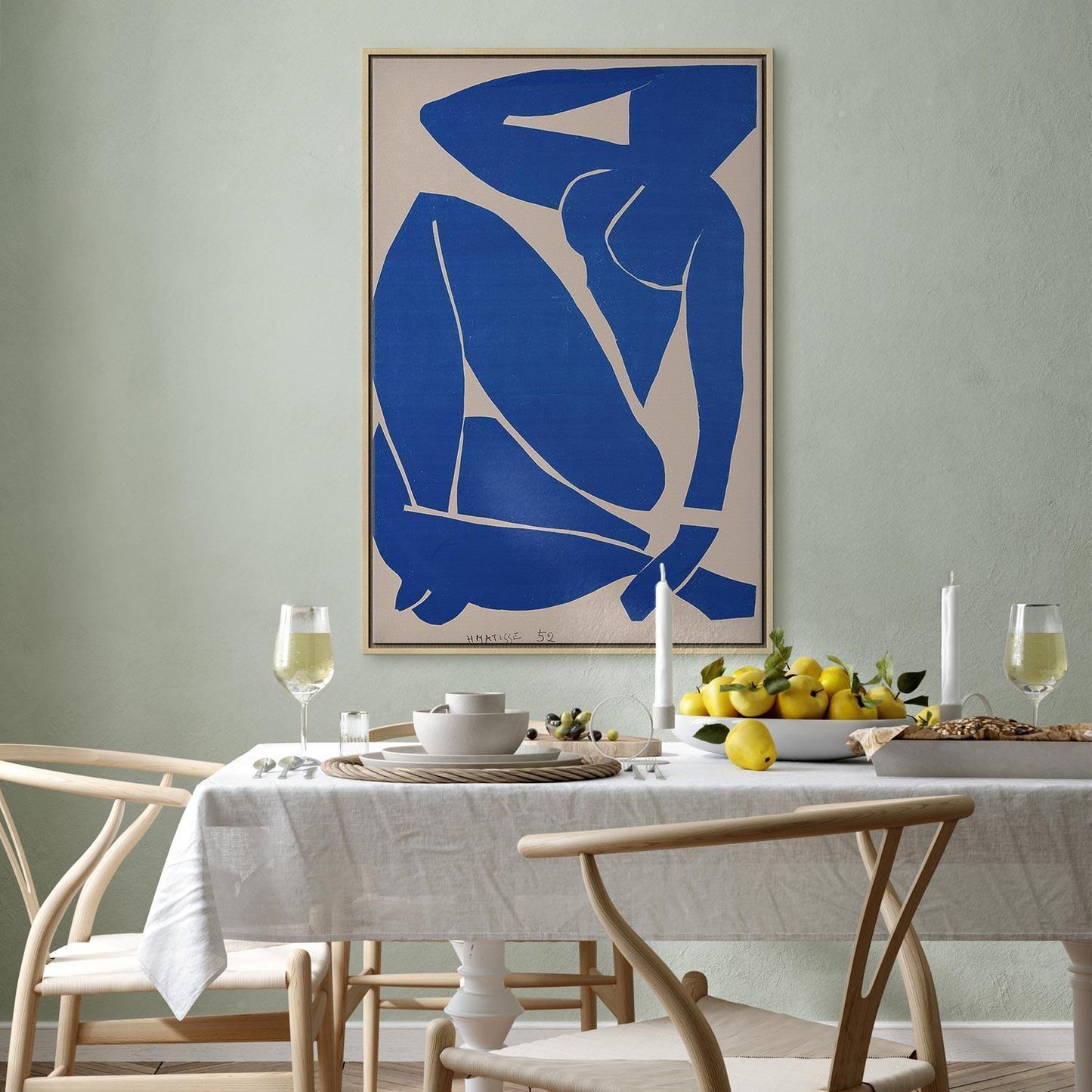 Leinwandbild - Henri Matisse – Blue Nude III