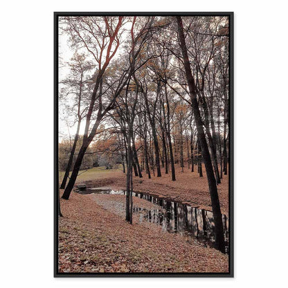 Leinwandbild - Autumn Walk (1 Part) Vertical