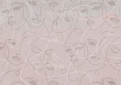 Fototapete - Thousands of Faces Artgeist