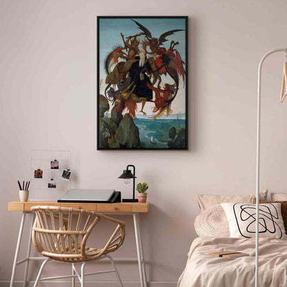 Leinwandbild - The Torment of Saint Anthony (Michelangelo) Artgeist