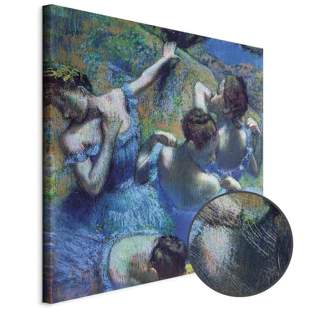 Leinwandbild - Edgar Degas – Blue Dancers II