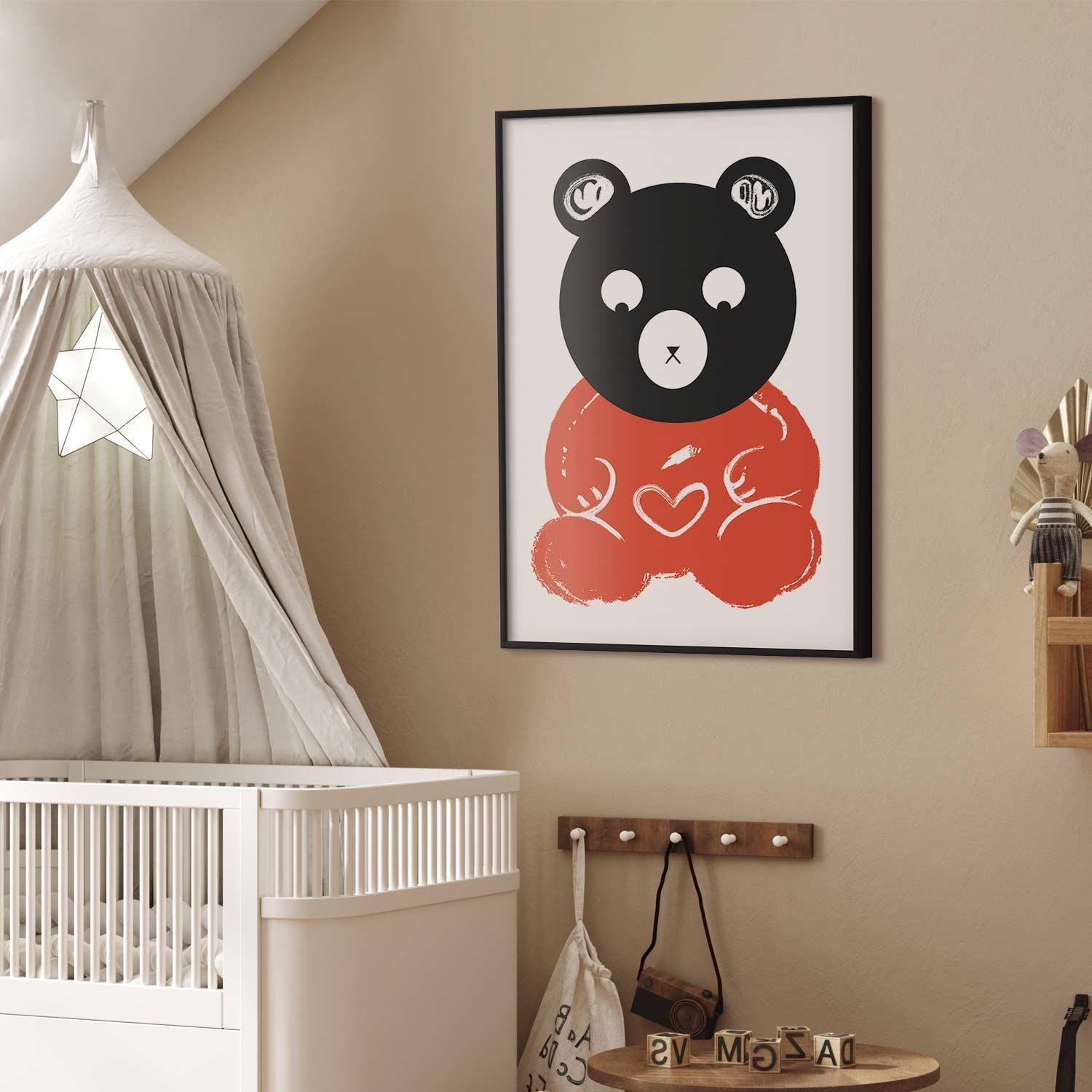 Poster - Thoughtful Bear Artgeist