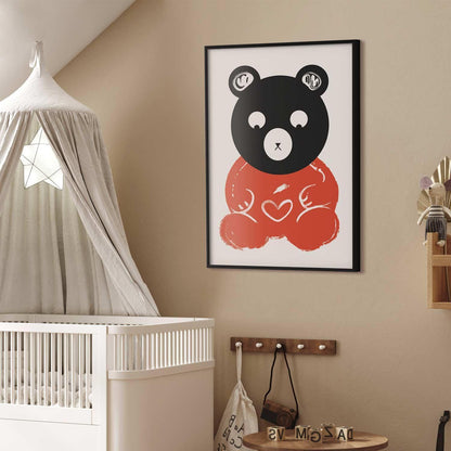 Poster - Thoughtful Bear Artgeist