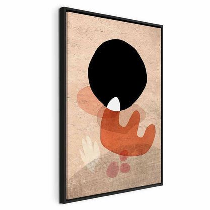 Leinwandbild - Black Stone (1 Part) Vertical