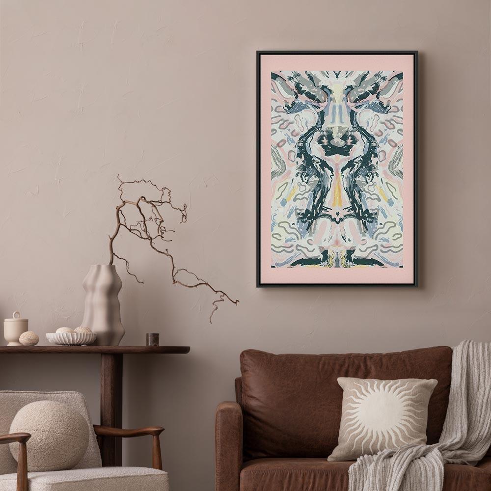 Leinwandbild - Rorschacha Mantra (1 Part) Vertical