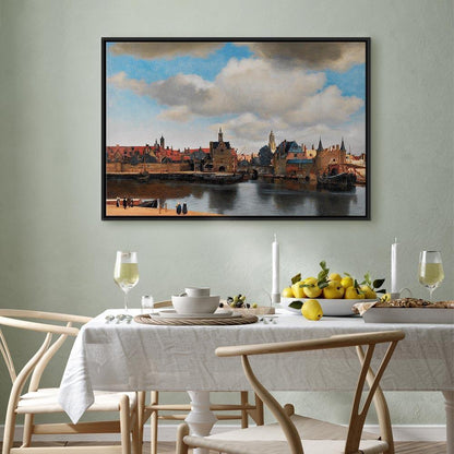 Leinwandbild - Jan Vermeer – View of Delft