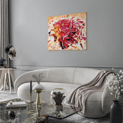 Malen nach Zahlen - Abstract Lion