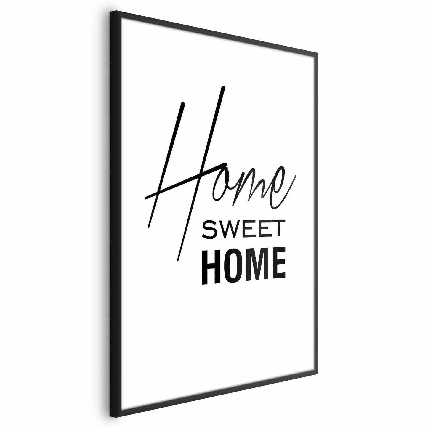 Poster - Black and White: Home Sweet Home Artgeist