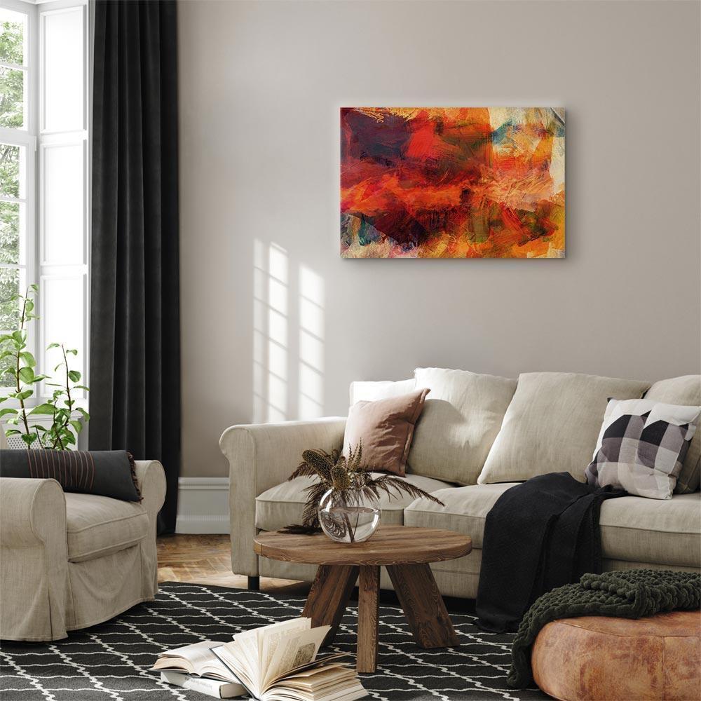 Leinwandbild - Explosion of Wild Colors (1 Part) Wide