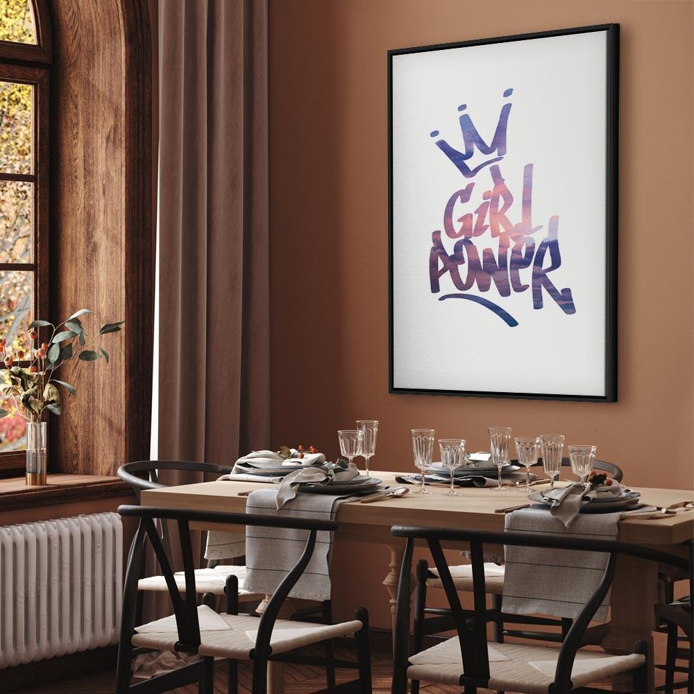 Leinwandbild - Girl Power (1 Part) Vertical
