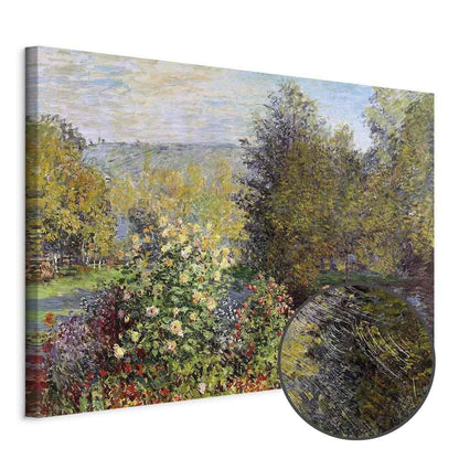 Leinwandbild - Claude Monet – Garden at Montgeron (detail)