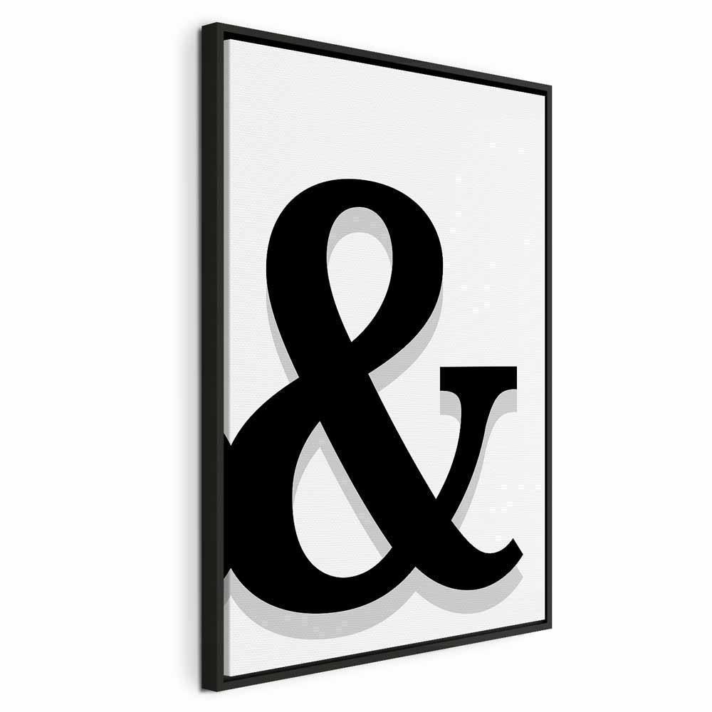 Leinwandbild - Decorative Letter (1 Part) Vertical