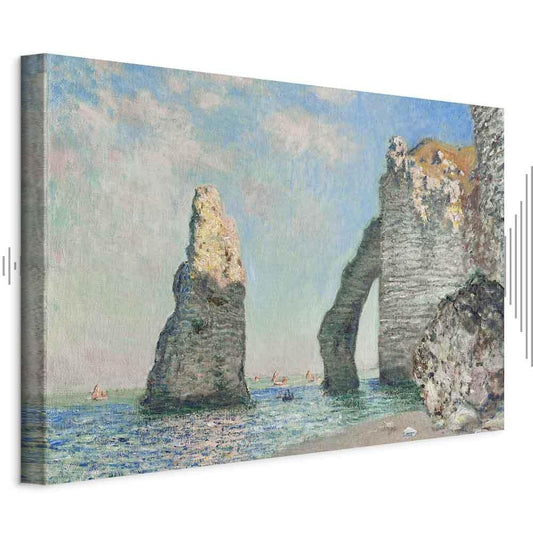 Leinwandbild - Claude Monet – Cliffs at Étretat