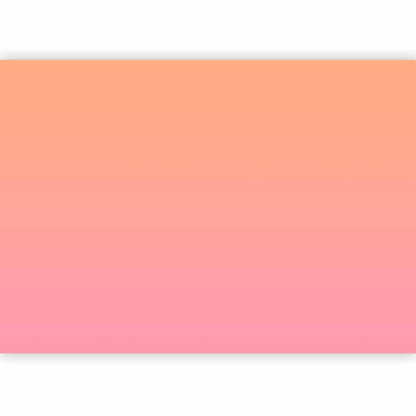 Fototapete - Warm Sunset - Gradient Background from Orange to Pink