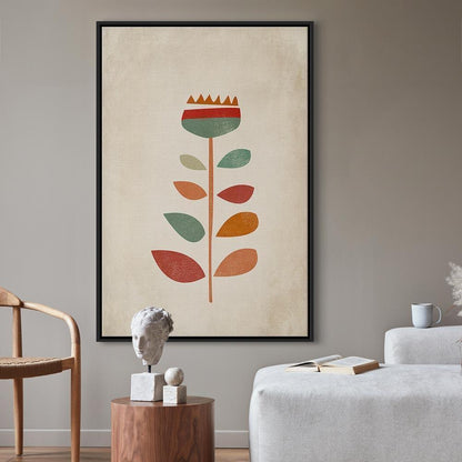 Leinwandbild - Queen of Flowers (1 Part) Vertical