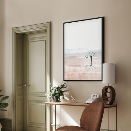 Leinwandbild - Watercolor Landscape (1 Part) Vertical