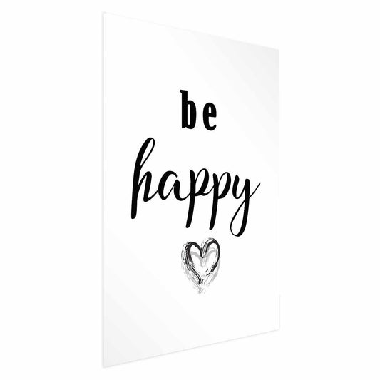 Poster - Be Happy Artgeist