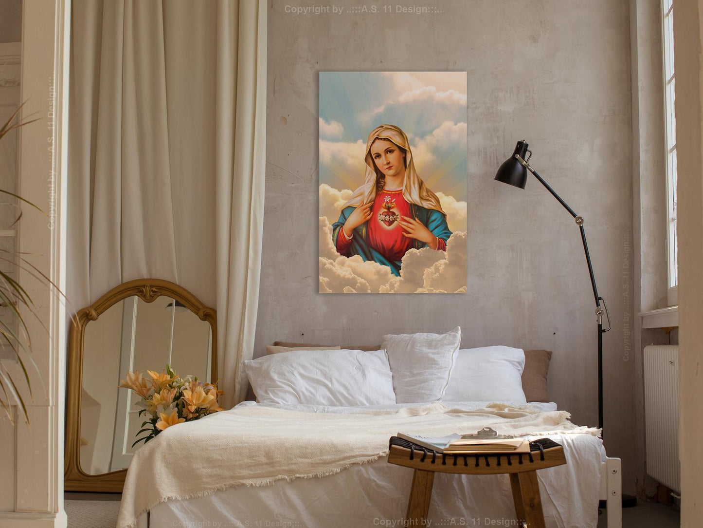 Leinwandbild - Mary (1 Part) Vertical Artgeist