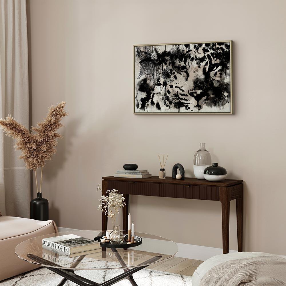 Leinwandbild - Cat's Look (1 Part) Wide