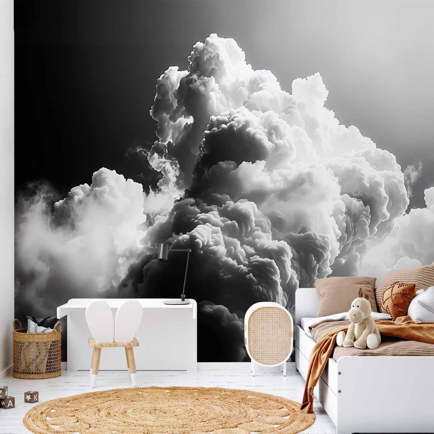 Fototapete - Clouds Like from Dreams: Let the Sun Illuminate Your Day – A Visual Feast Artgeist