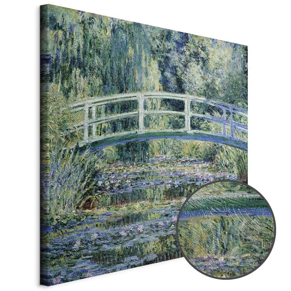 Leinwandbild - Claude Monet – Footbridge in Giverny