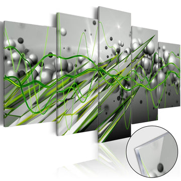 Acrylglasbild - Green Rhythm