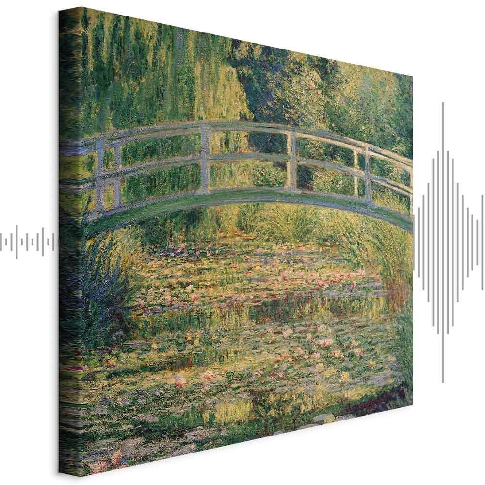 Leinwandbild - Claude Monet – Bridge over a Pond of Water Lilies