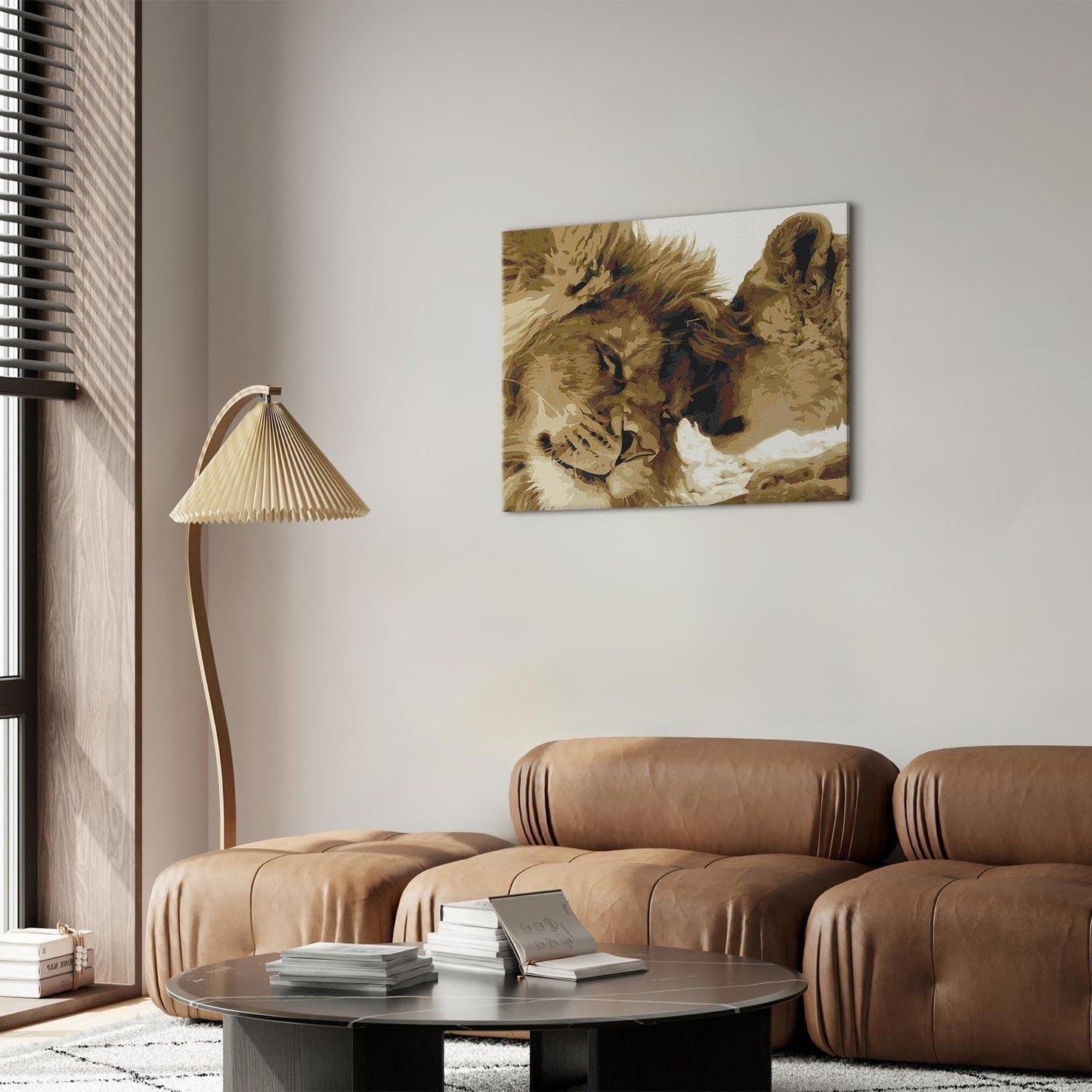 Malen nach Zahlen - Lions In Love