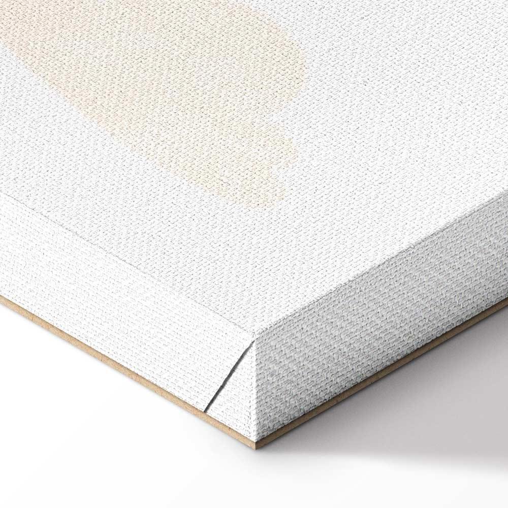 Leinwandbild - Sky with Balloons - Balloons in Subdued Colors Flying in the Sky Among Clouds Rainbows and Stars