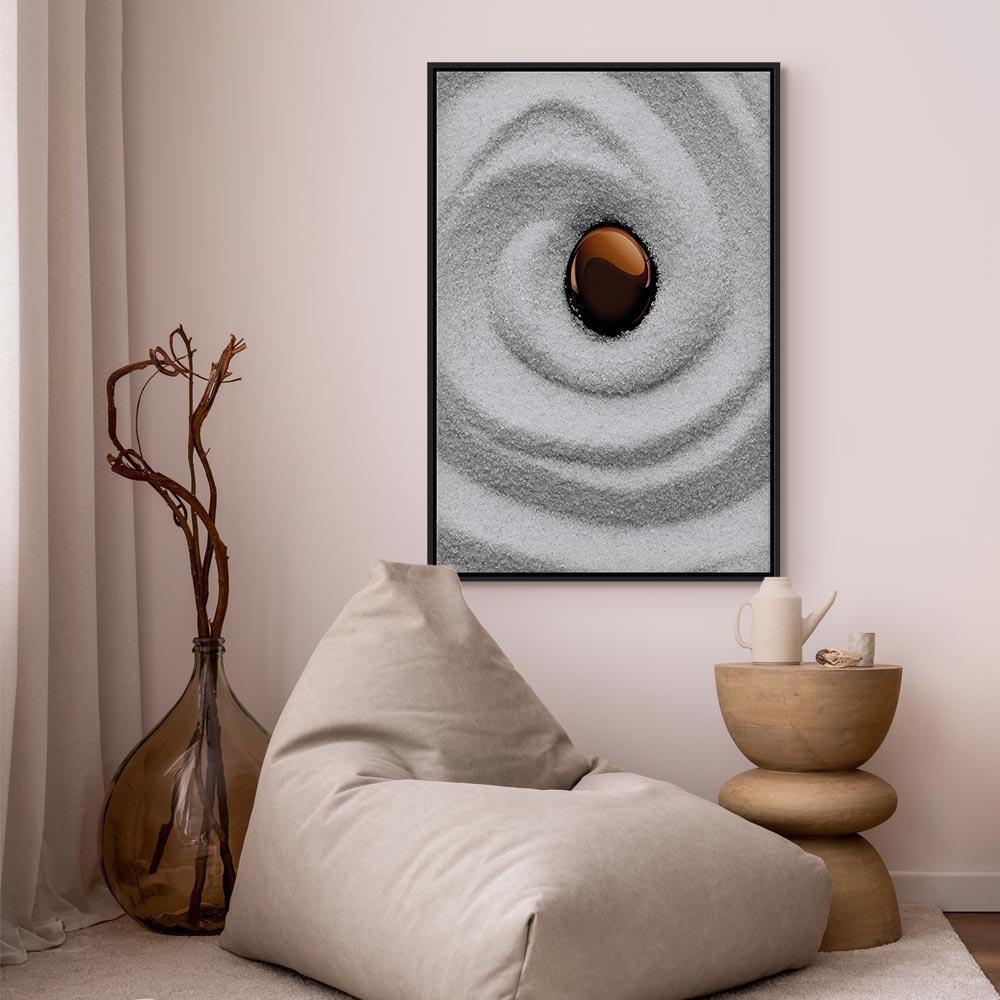 Leinwandbild - Karesansui (1 Part) Vertical