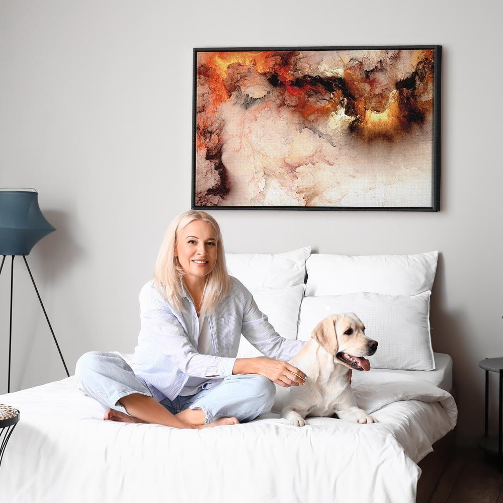 Leinwandbild - Volcanic Abstraction (1 Part) Wide