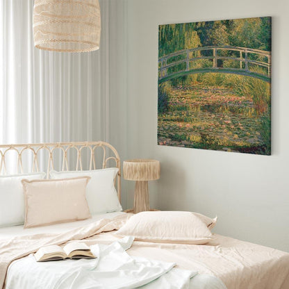 Leinwandbild - Claude Monet – Bridge over a Pond of Water Lilies