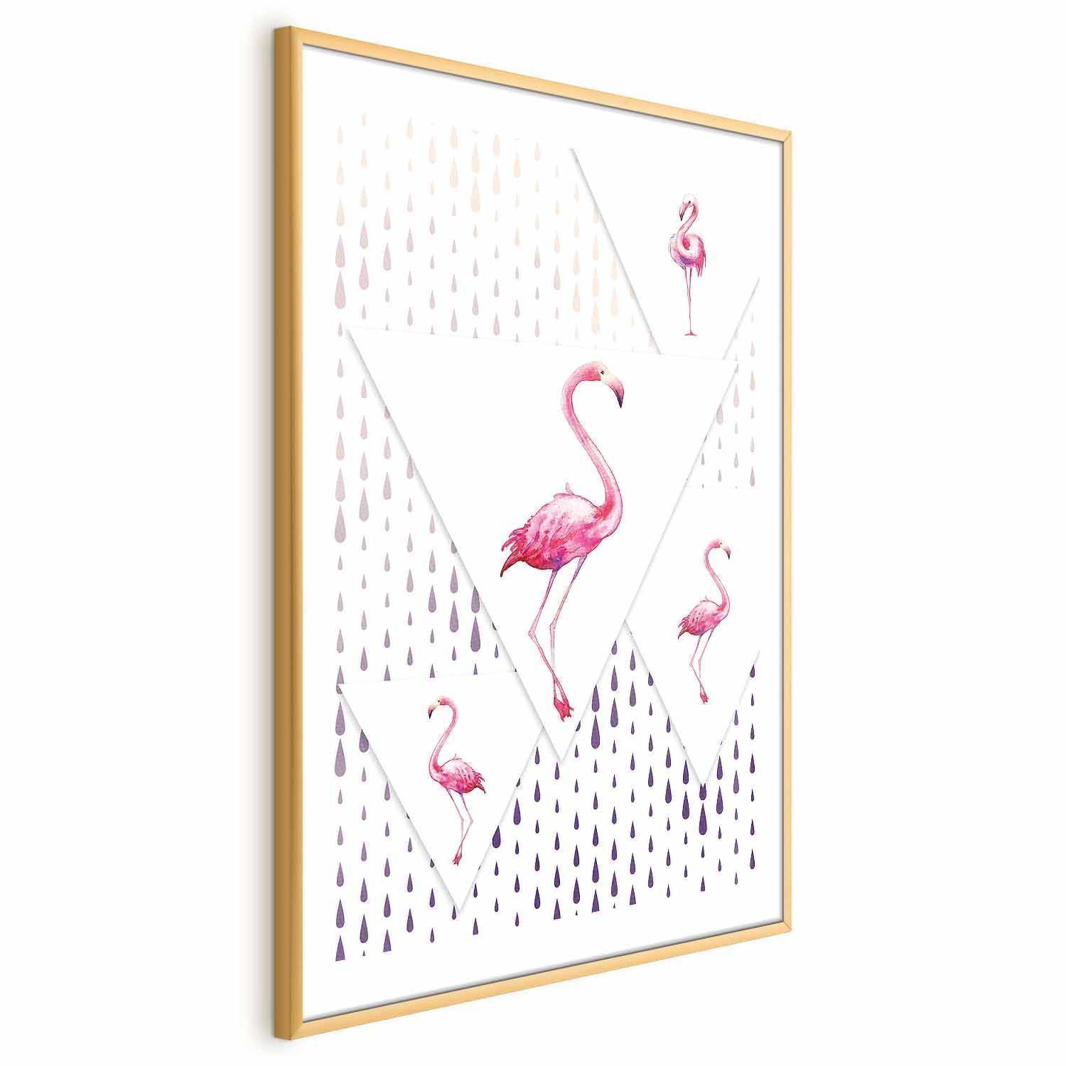 Poster - Flamingo Family Artgeist