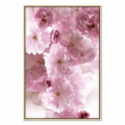 Leinwandbild - Flowery Glamour (1-part) - Flower Petals in Shades of Pink