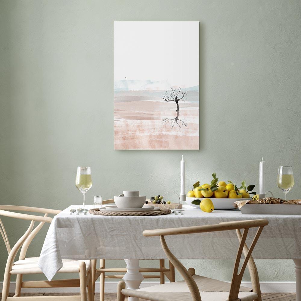 Leinwandbild - Watercolor Landscape (1 Part) Vertical