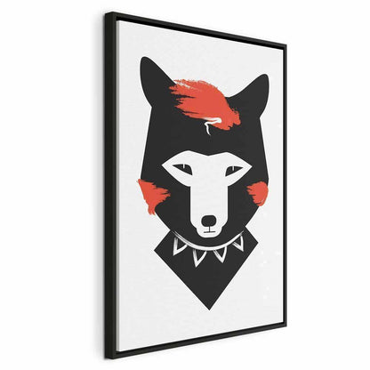 Leinwandbild - Polite Fox (1 Part) Vertical