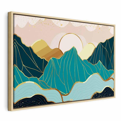 Leinwandbild - Green Pastures (1 Part) Wide