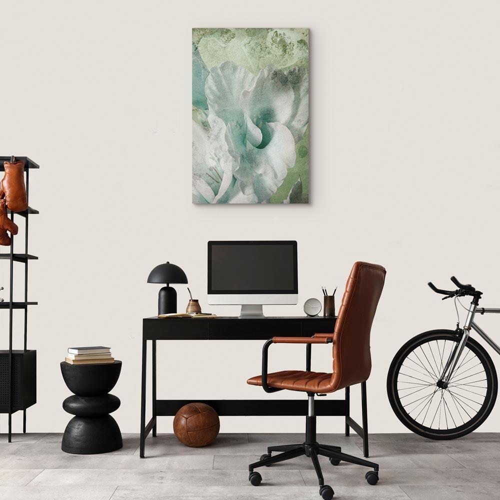 Leinwandbild - Mint Fog (1 Part) Vertical