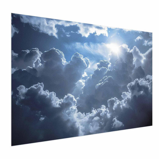 Poster - Lively Scene: The Sun Battling the Clouds Artgeist